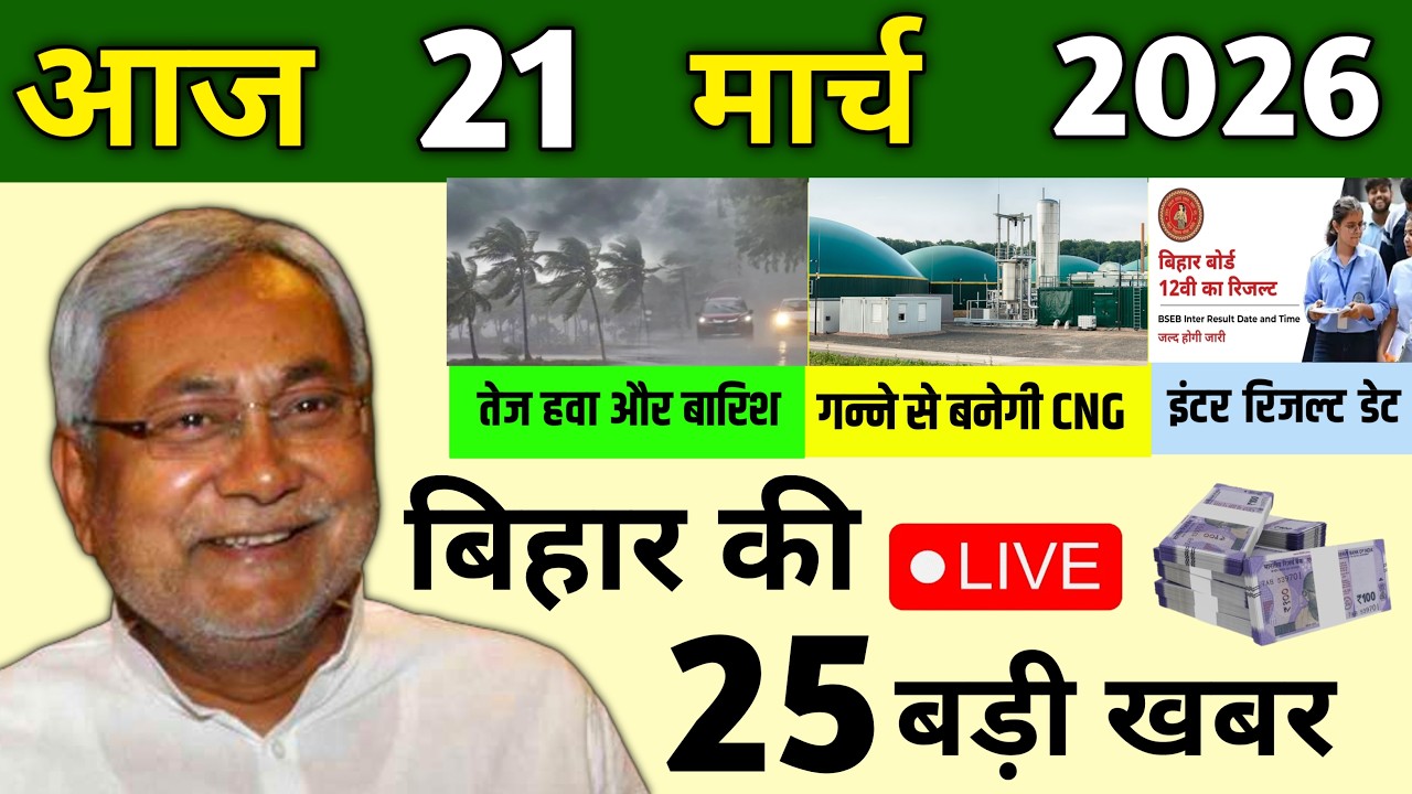 18 March 2026 Bihar Ki 25 Badi Khabre Aaj Ki Sabse Badi Updates Bihar News Today