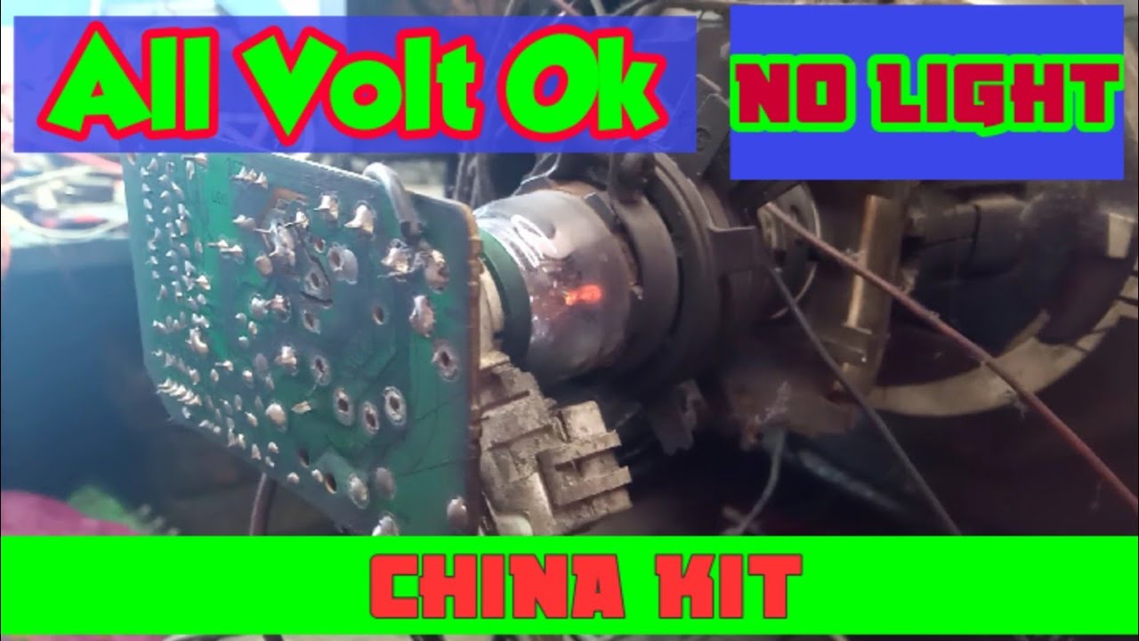 CRT Tv Chinis kit No Light All voltage ok.