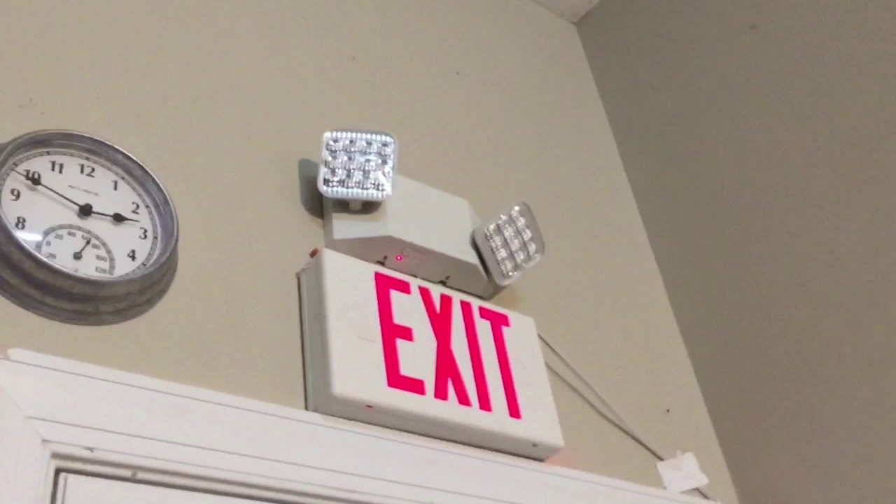 Exit Sign Setup 13
