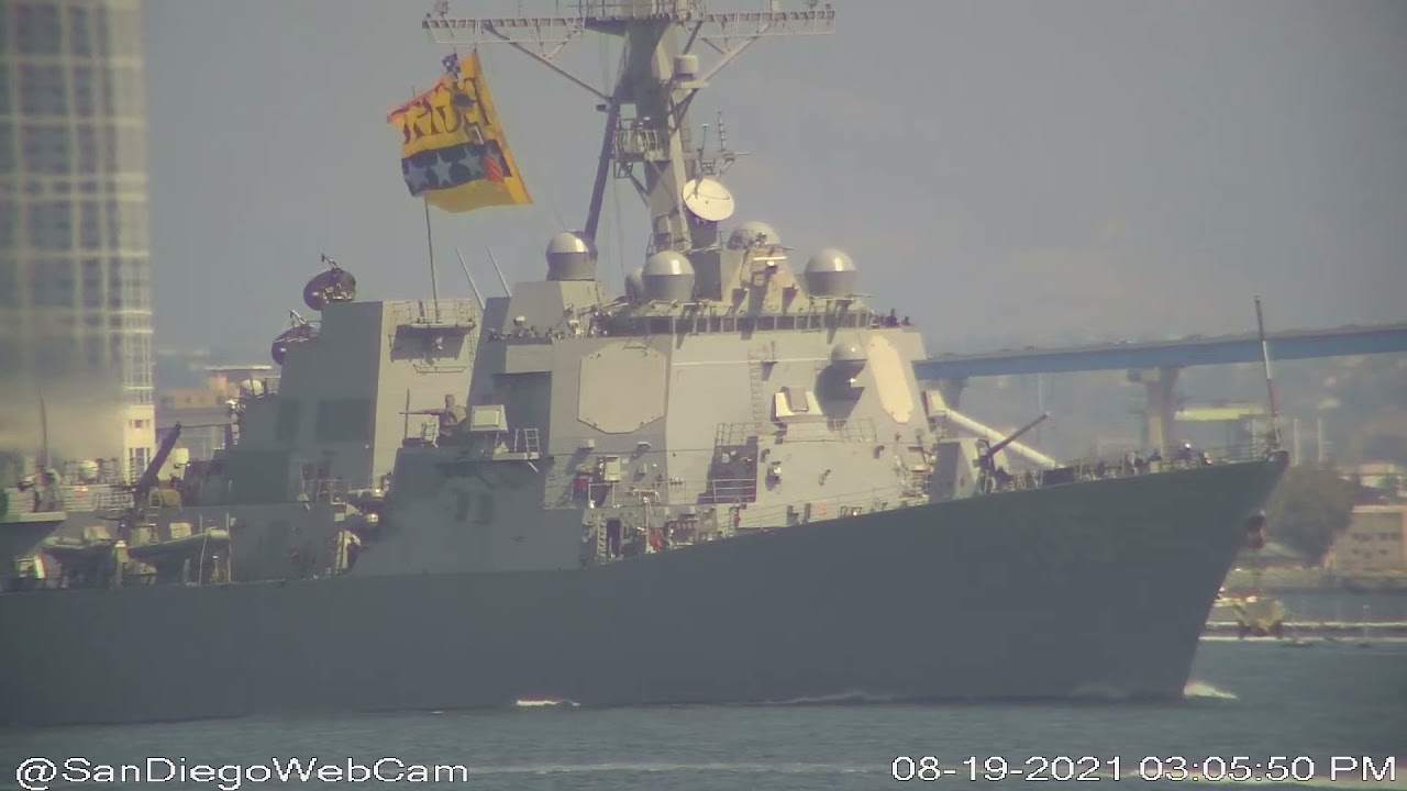 USS Dewey (DDG-105) Deployment from San Diego 8/19/2021