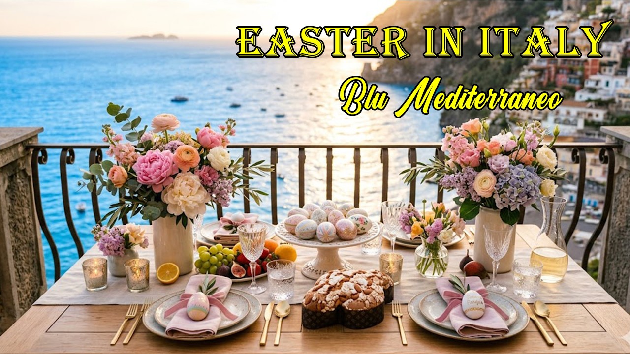 Dreamy Italian Easter & Golden Coast Sunsets🎶 The Best 🇮🇹 Italian Music🎶 Italian Vibes Relaxation 4K