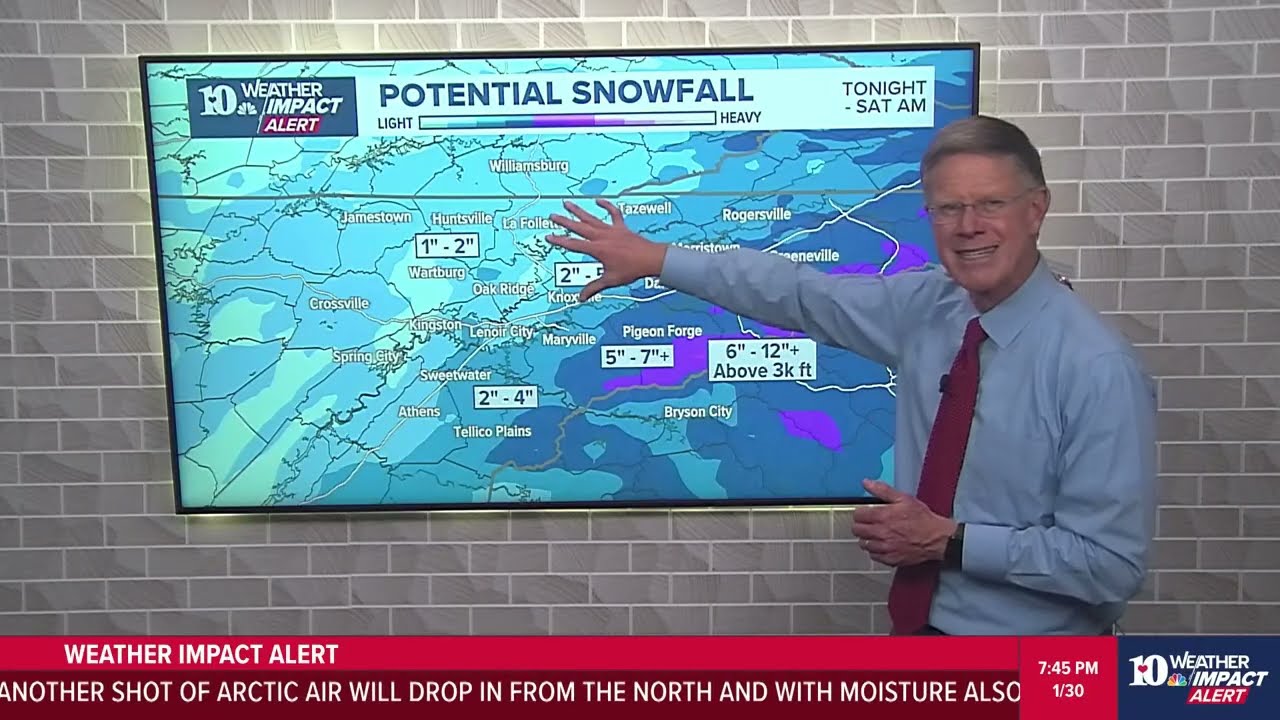Watch Live: Chief Meteorologist Todd Howell tracks incoming snowfall