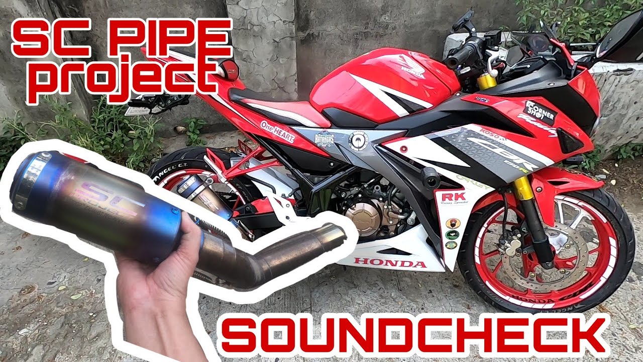 SC PIPE SOUNDCHECK CBR150R V3 2018