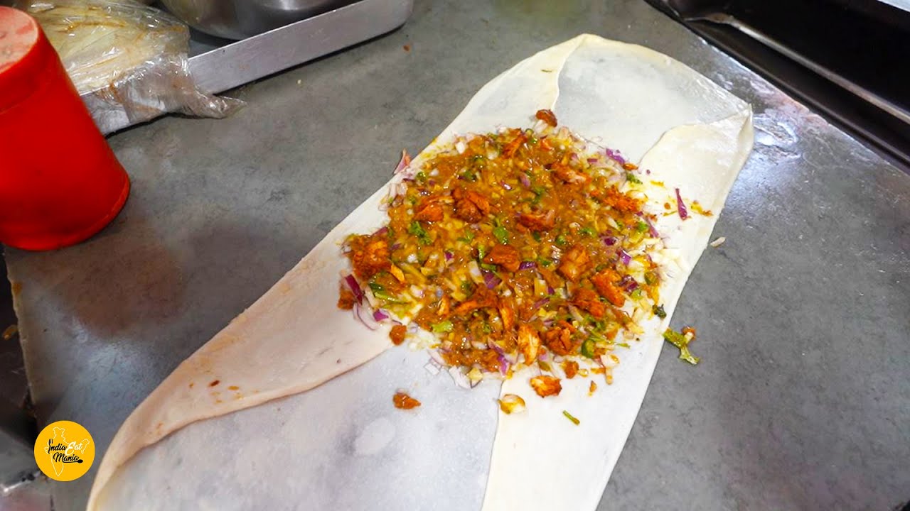 Kolkata Famous Chicken Mughlai Paratha Rs. 95/- Only l Kolkata Street Food