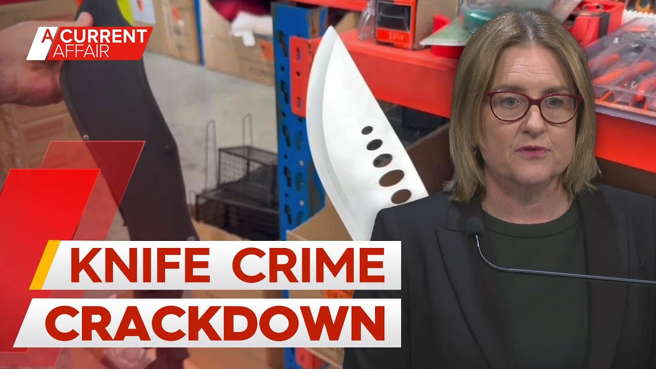 Machete ban probed as big blades found on shop shelves for $10 | A Current Affair