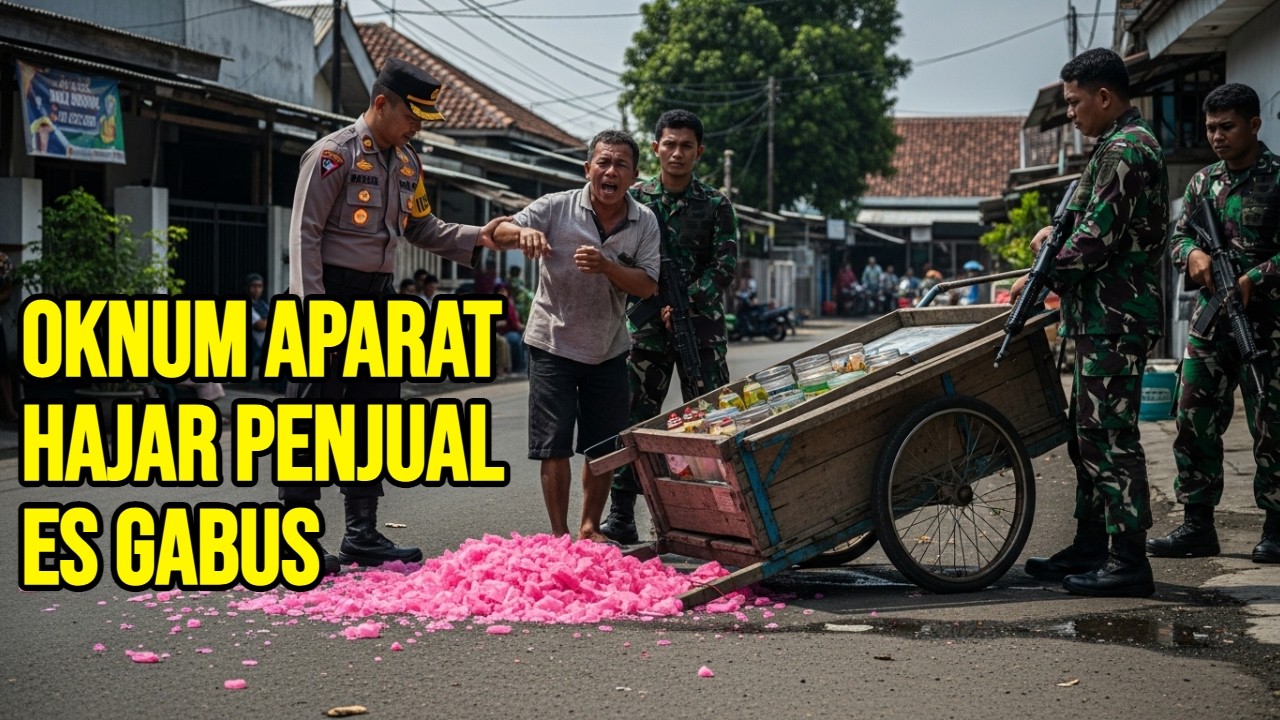 VIRAL! TEGA! Oknum Aparat Hajar Kakek Tua Penjual Es Gabus, Dikira Jualan STYROFOAM! (YA ALLAH)