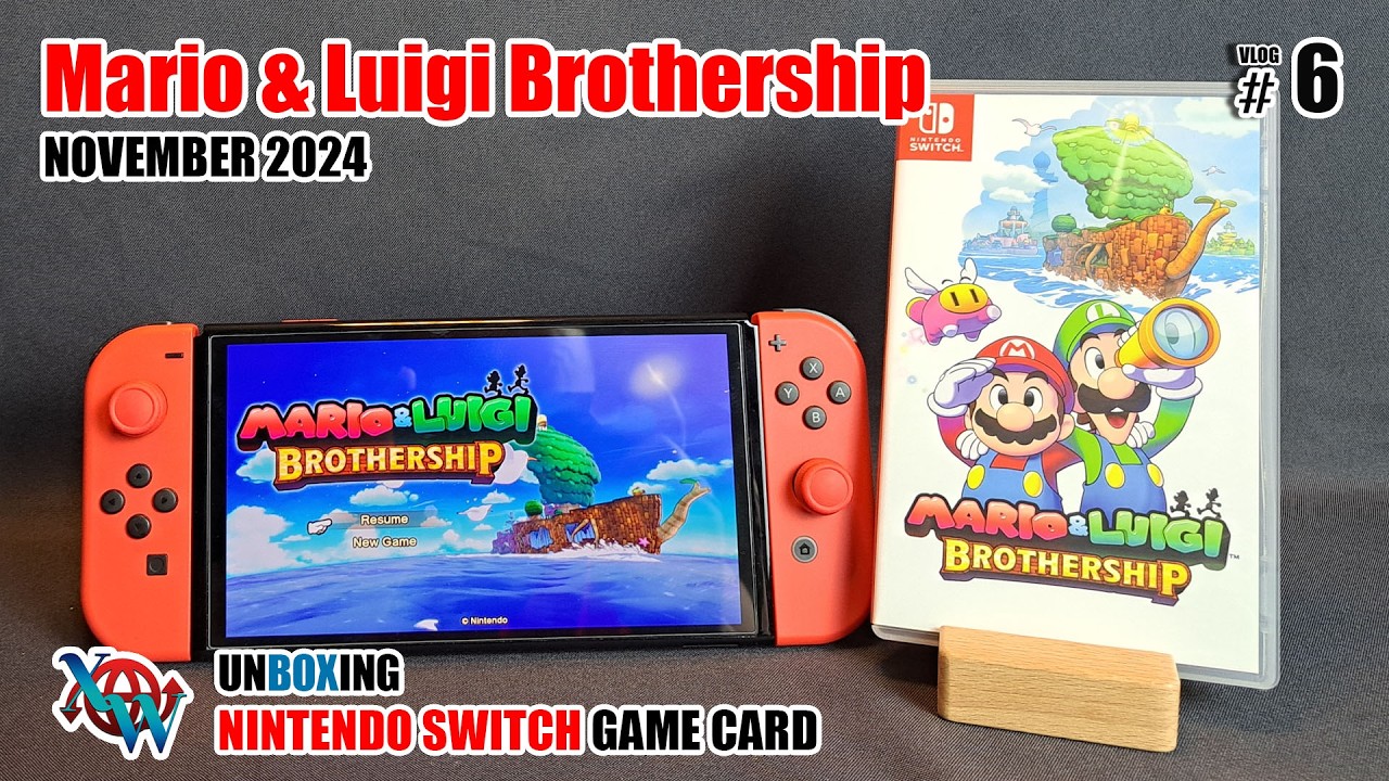 Mario & Luigi Brothership | Nintendo Switch Game | Unboxing | November 2024