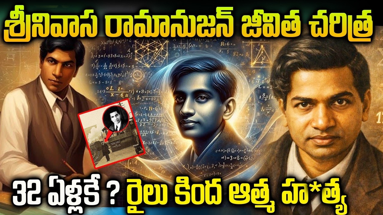 Srinivasa Ramanujam Biogaphy In Telugu | శ్రీనివాస రామానుజన్ జీవిత చరిత్ర | #srinivasaramanujam