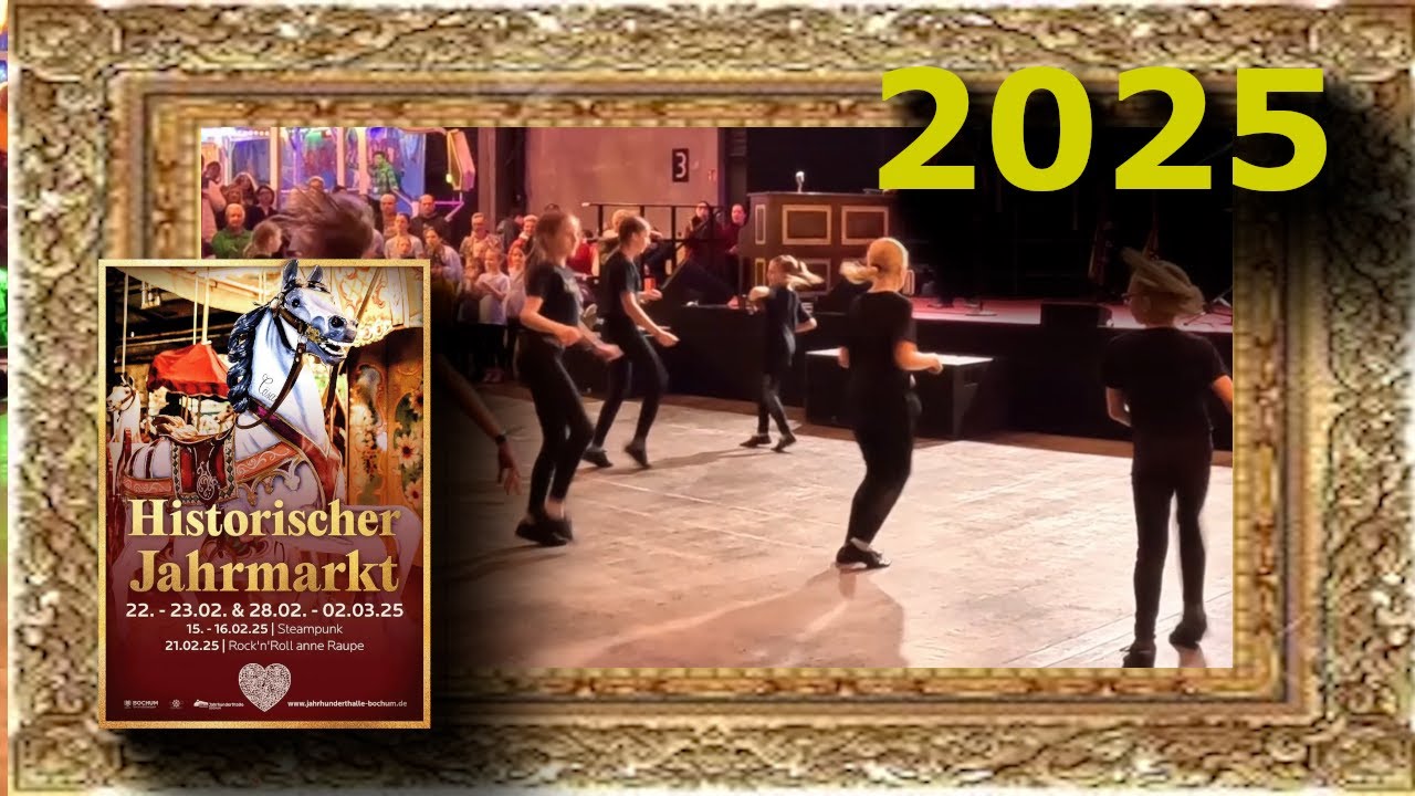 Rock&acute;n Roll anne Raupe | 16. Historischer Jahrmarkt | Bochum | 2025 | 1. Show des 