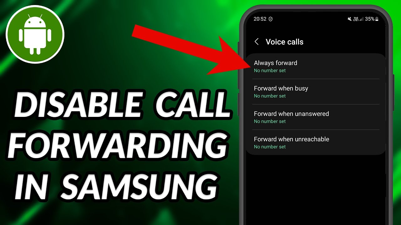 How To Turn Off Call Forwarding In Samsung