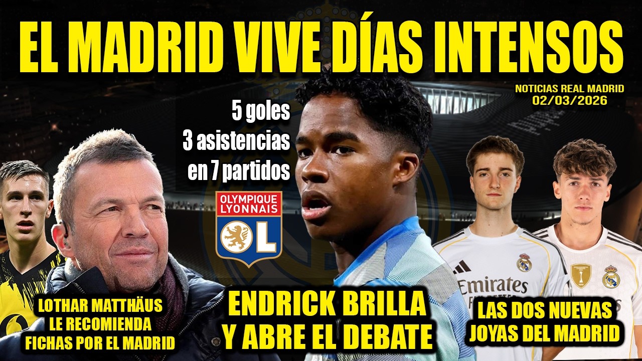 ¡Problemas en el Madrid! 🚨Mbappé lesionado🚑 Endrick explota💣 y dos joyas nuevas💎💎 de La Fábrica