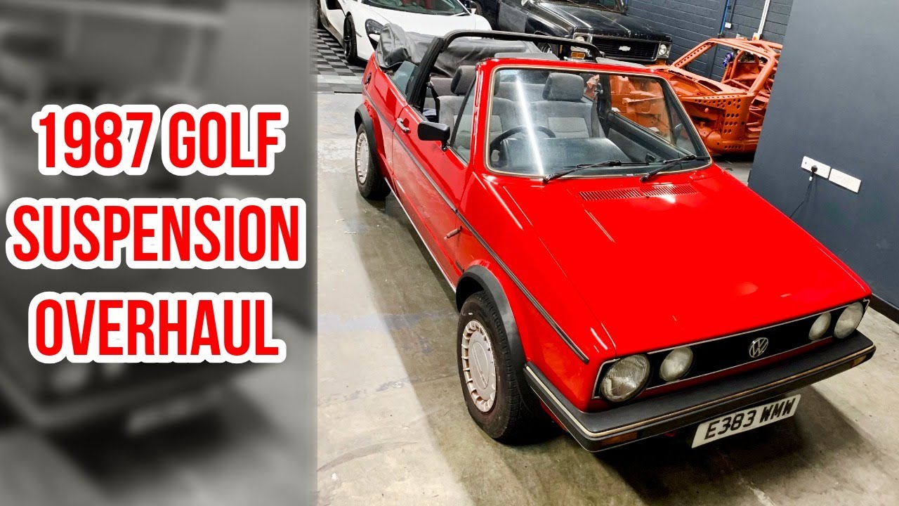 1987 Golf Mk1 Cabriolet Suspension Refresh & Rebuild