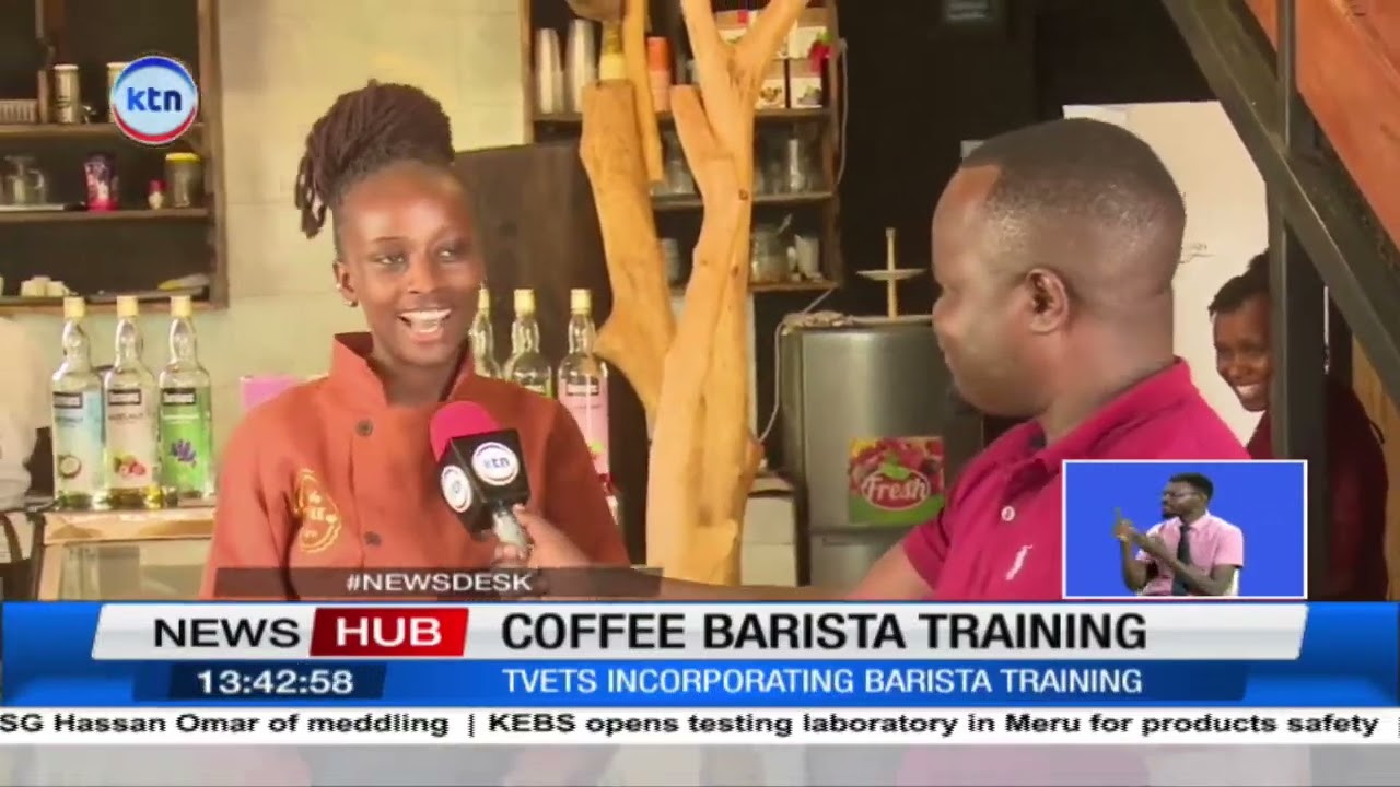 Coffee Barista training: TVETs incorporating Barista training