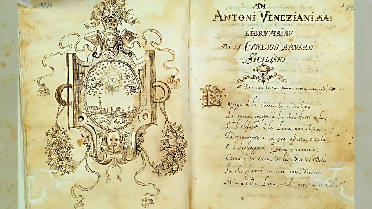 Antonio Veneziano: le canzuni del libro della Celia