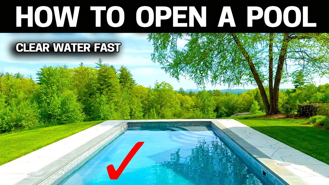 Tips for Opening a new Pool the First Time & Testing a Cleaning Robot
