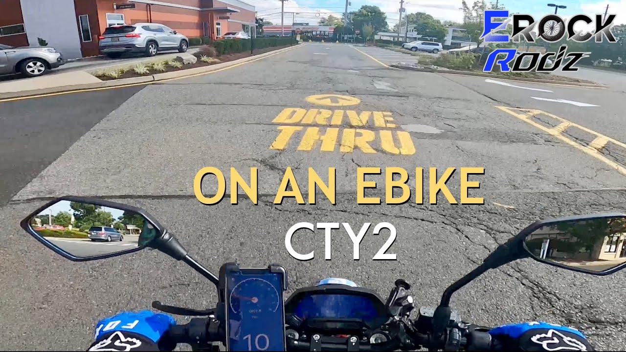 Drive thru on the CTY2 ebike ⎮ Hitting a new Top Speed!