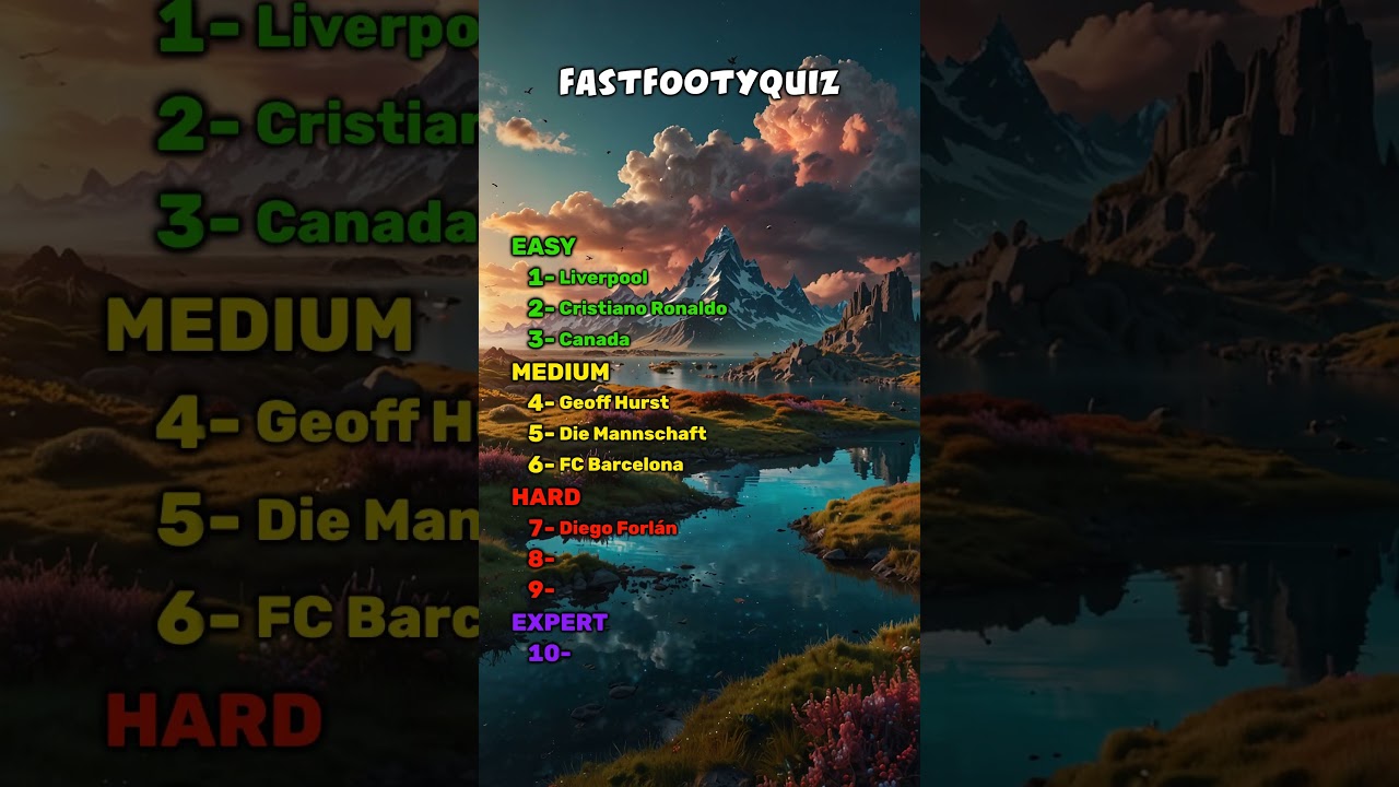 New Football Quiz Just Dropped! ⚽ Can You Get All 10?