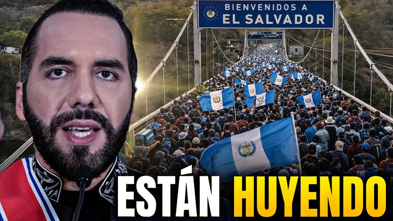 Guatemaltecos ESTÁN HUYENDO a El Salvador🤯 