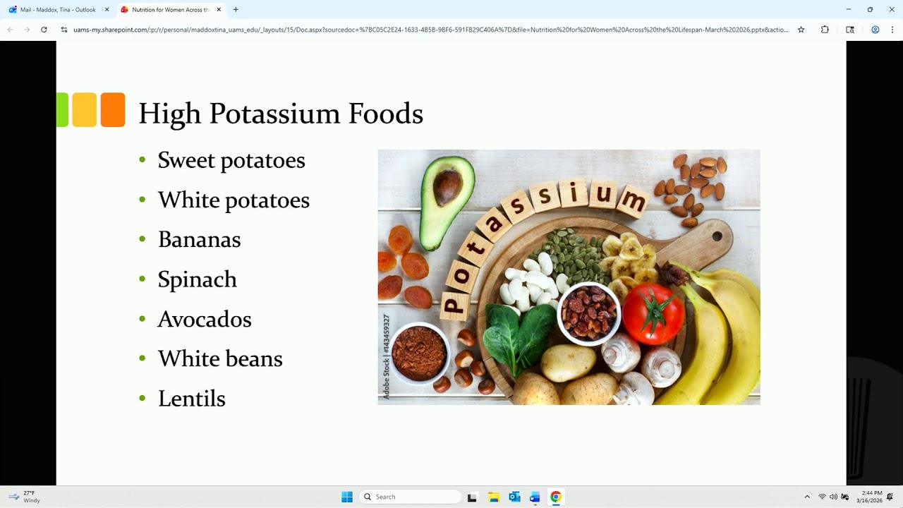 Беседы о репродуктивном и сексуальном здоровье женщин — Питание для женщин на протяжении всей жизни