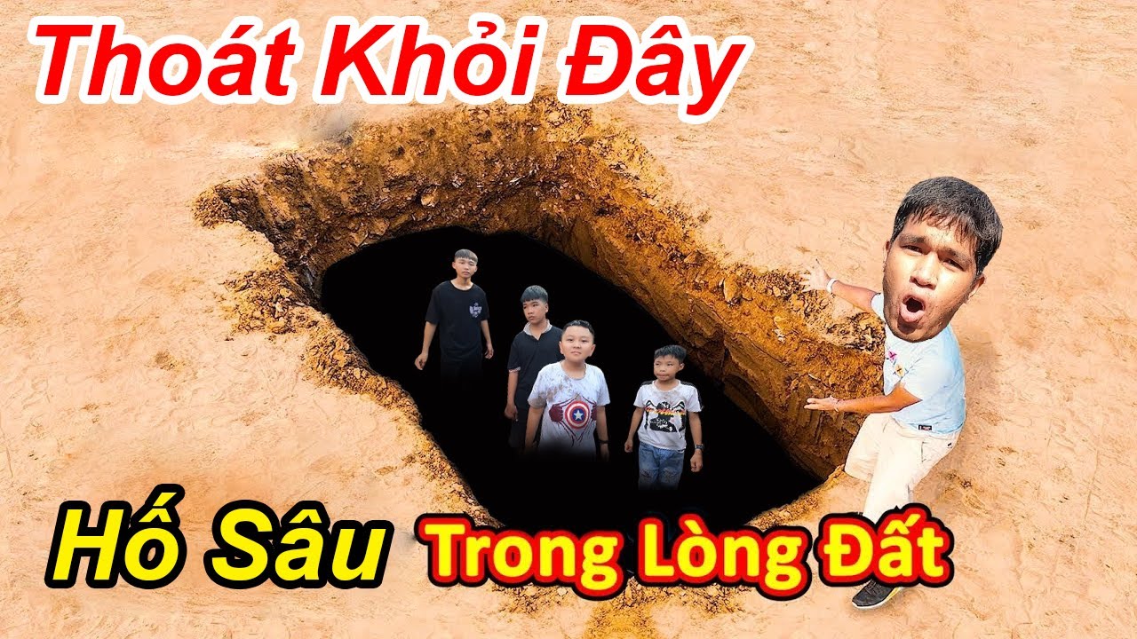 Thử Thách Thoát Khỏi Hố Sâu Trong Lòng Đất Bằng Tay Không Cười Bể Bụng | TQ97