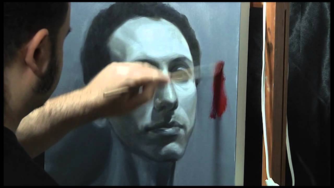 Demonstração do DVD Pintando Retrato em Camadas por Paulo Frade