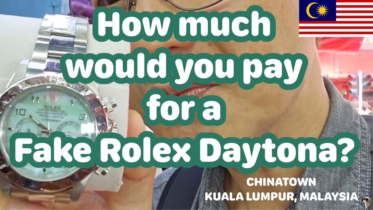 Bargaining at a Fake Market in Chinatown, Kuala Lumpur, Malaysia #chinatownkualalumpur