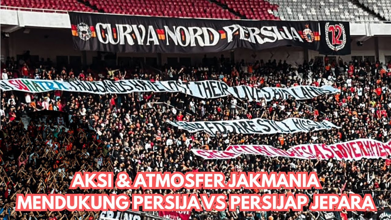 ON FIRE‼️DUKUNGAN JAKMANIA & AKSI SOLIDARITAS BENCANA SUMATRA | PERSIJA VS PERSIJAP