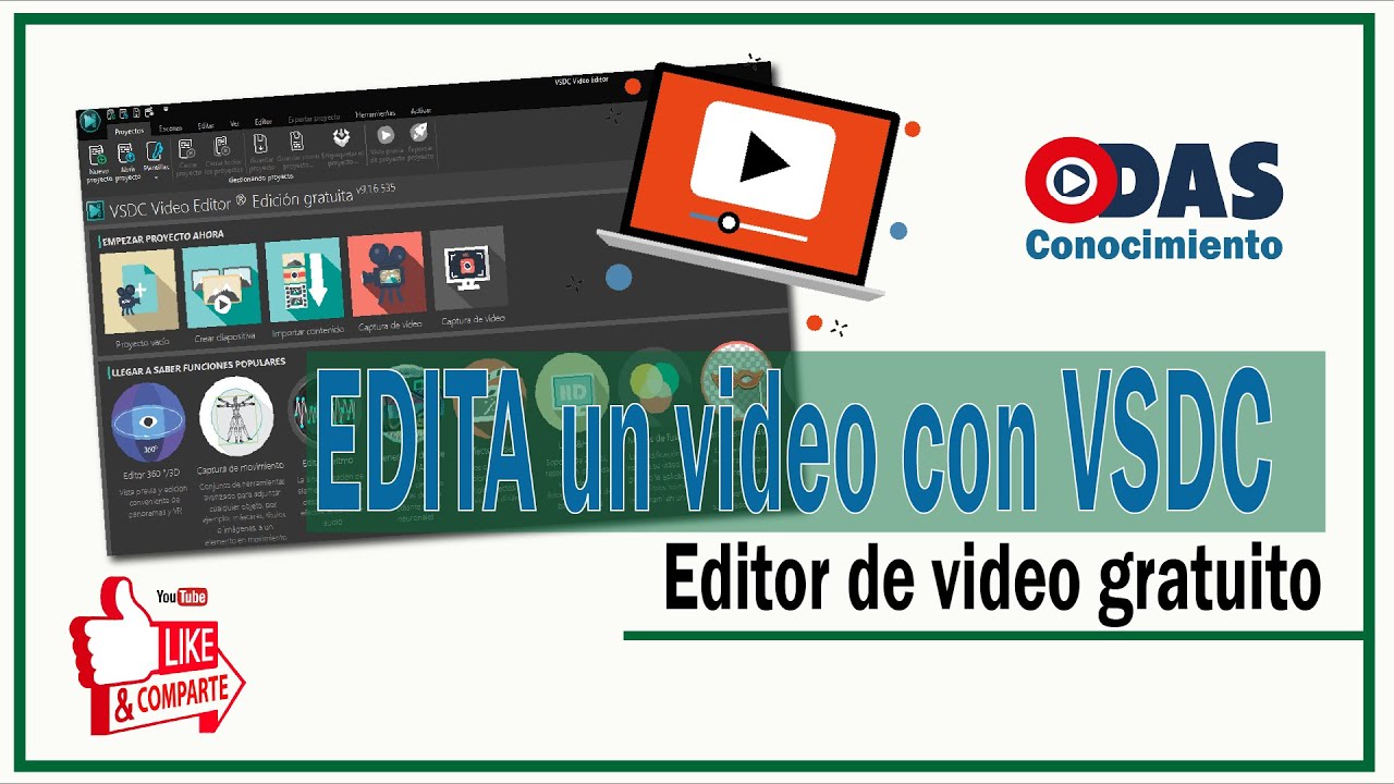 Edición de un video con el editor gratuito VSDC Video Editor #vsdcfreevideoeditor #vsdcvideoeditor