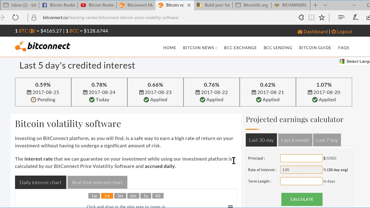 Bitconnect Lending