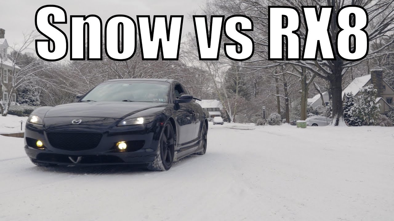 Mazda RX8 Winter Drive in the Snow