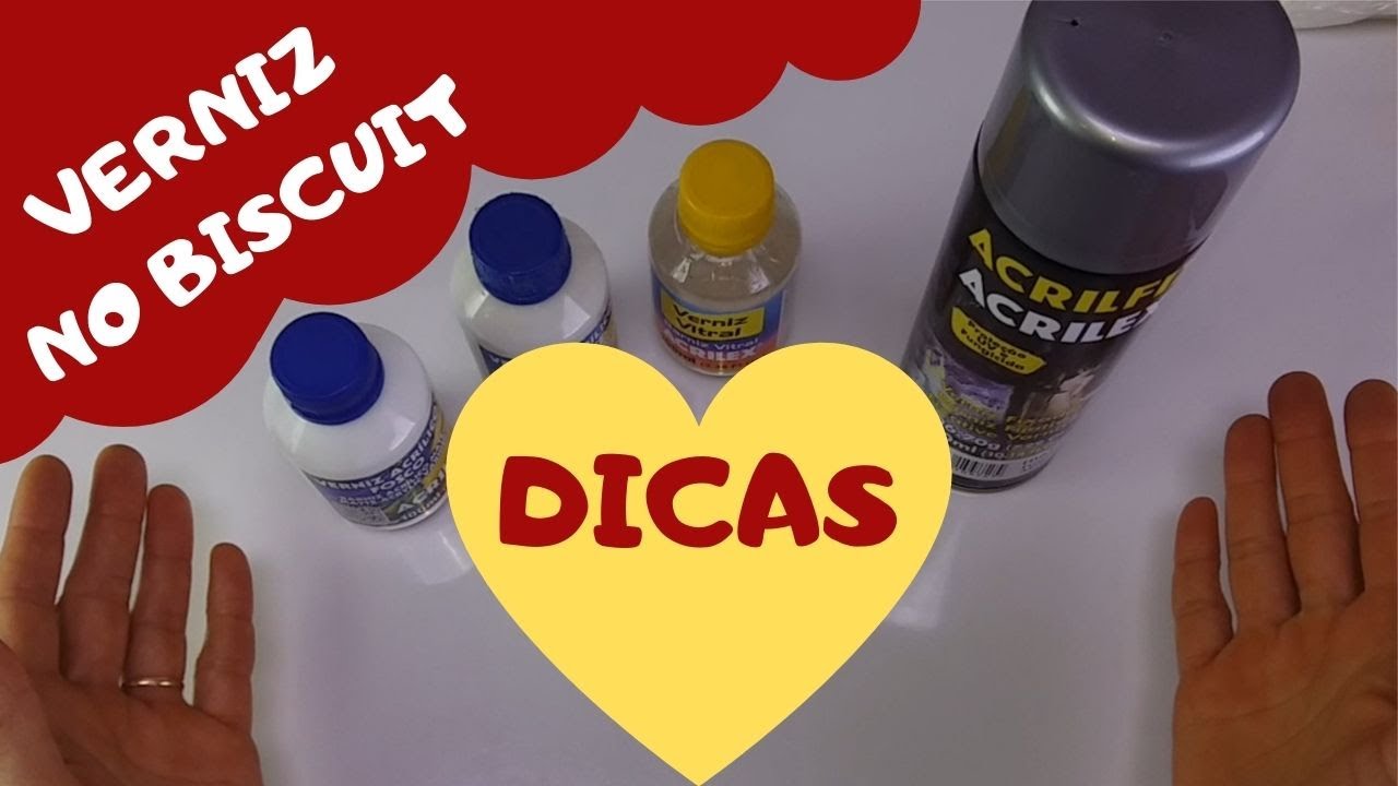 Como usar verniz no Biscuit - Dicas