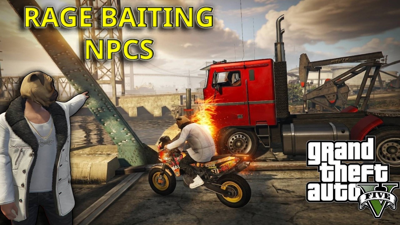 I RAGEBAIT Every NPC I See in GTA 5
