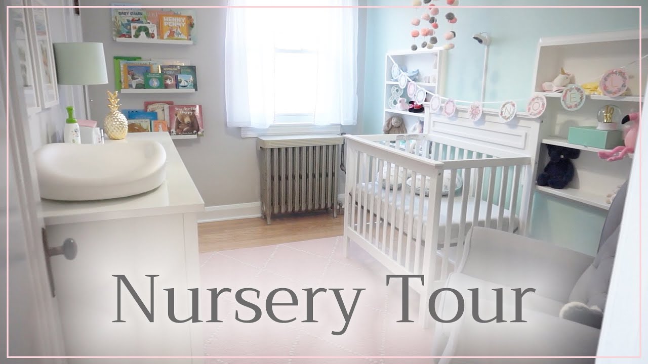 Baby Girl Nursery Reveal • Nursery Tour & Organization