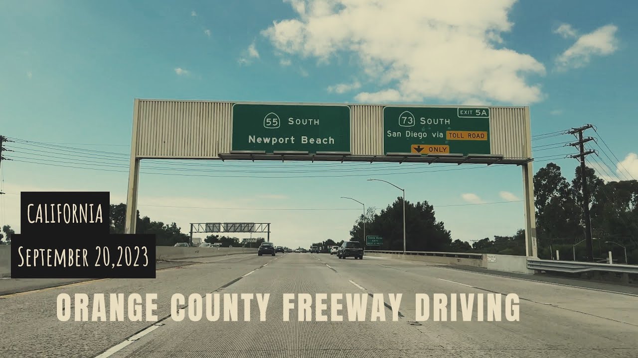South Orange County California Freeway Driving | Iphone 14 pro max 60fps |4k| 6.20.23