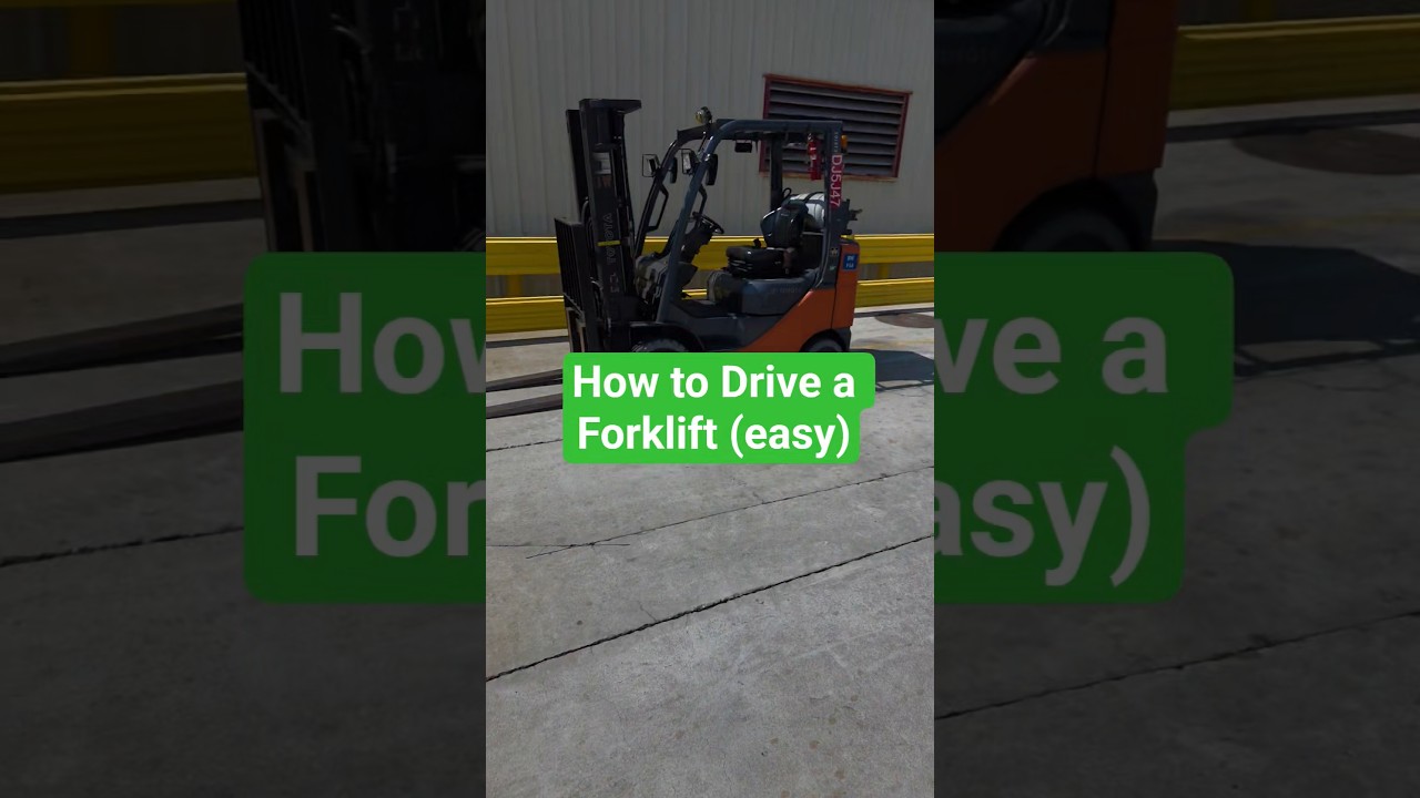 How to drive a forklift (easy) for beginners #forkliftcertified #forkliftmechanic #tipsandtricks