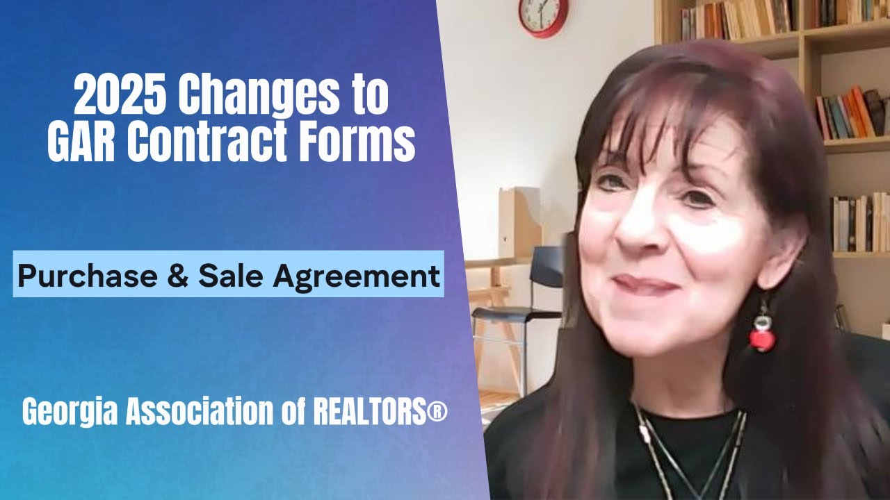 ✨📝2025 GAR Changes - Purchase & Sale Agreement📝✨ #2025georgiacontractchanges