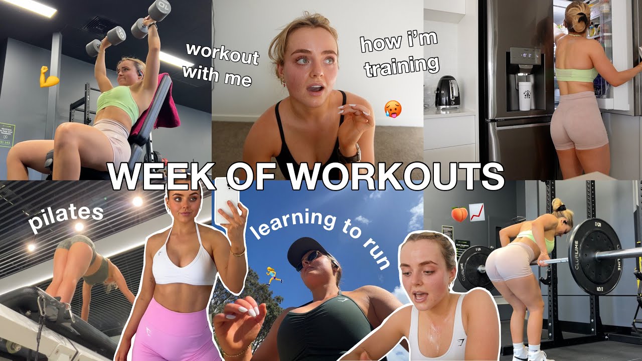 WEEK OF WORKOUTS | LEARNING TO RUN? | HOW I'M TRAINING | STRENGTH  + GLUTE GROWTH |  Conagh Kathleen