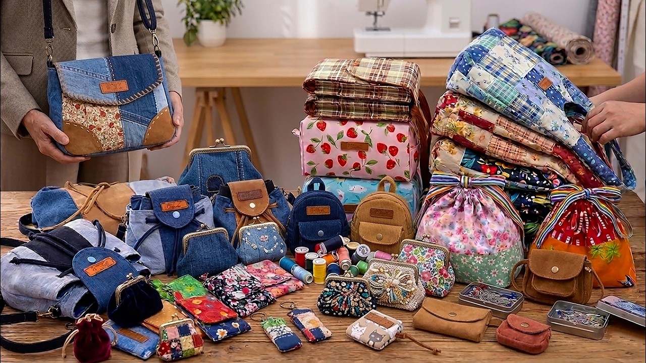 A Collection of Ideas for Creating Beautiful Items from Fabric Scraps