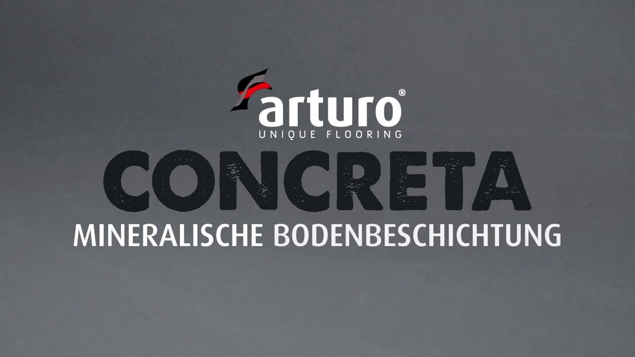 Arturo Concreta - mineralische Bodenbeschichtung anbringen