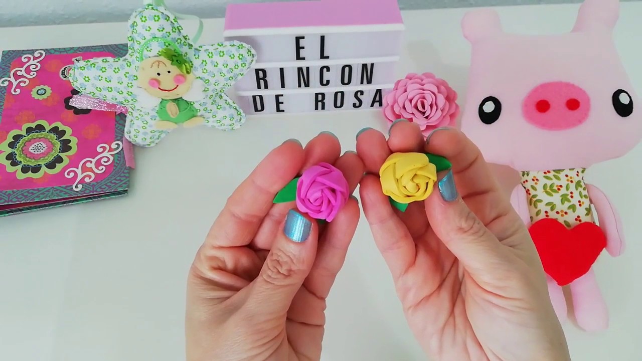DIY : MINI ROSAS DE GOMA EVA