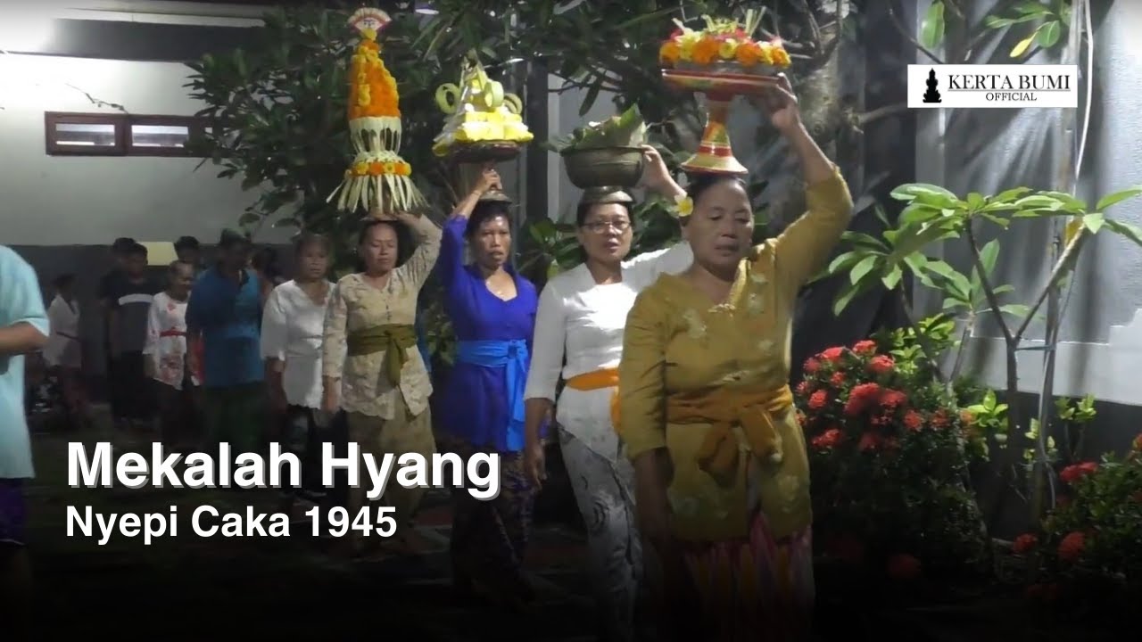 Mekalah Hyang - Nyepi Caka 1945 - Pura Kerta Bumi Bongso Wetan