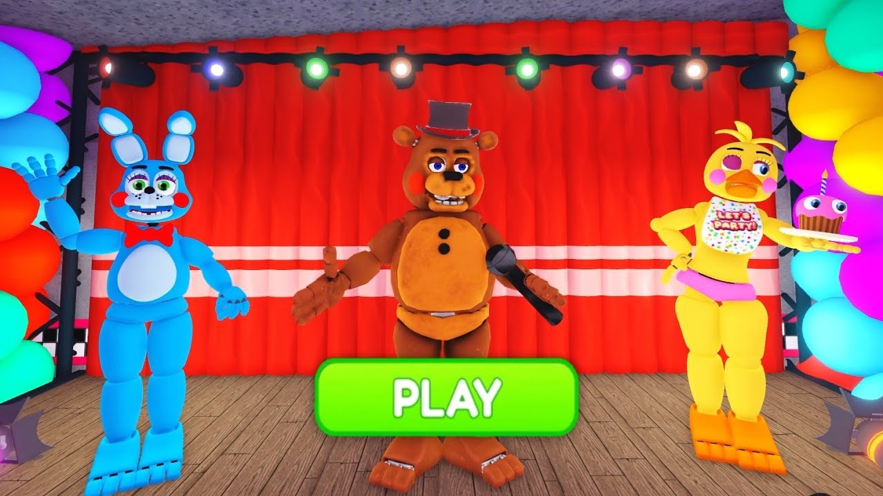 FNAF 2 Prison!! Freddy, Bonnie & Chica Chase Me! 💀🔥) Gameplay #roblox #scaryobby