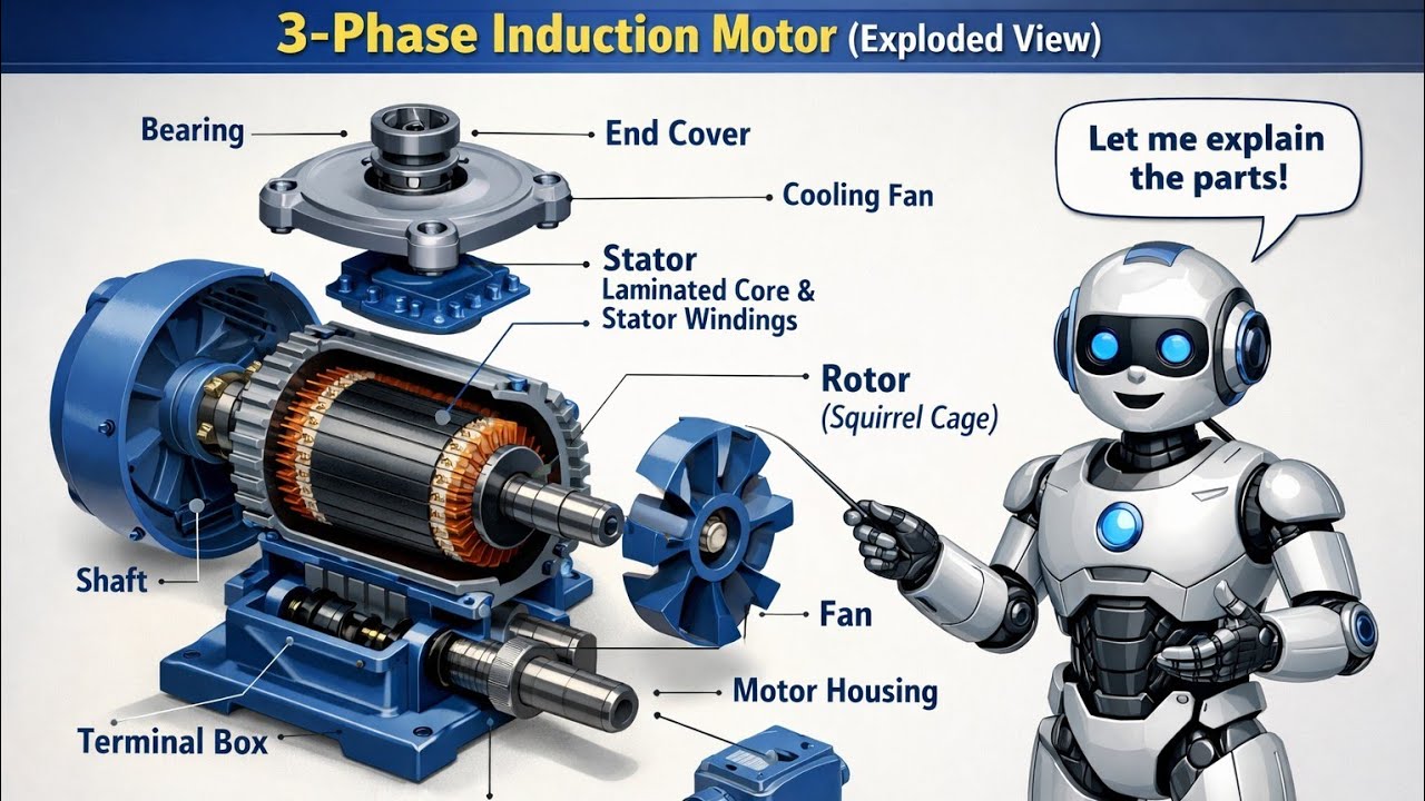 3 Phase induction motor| working principle and amazing facts 