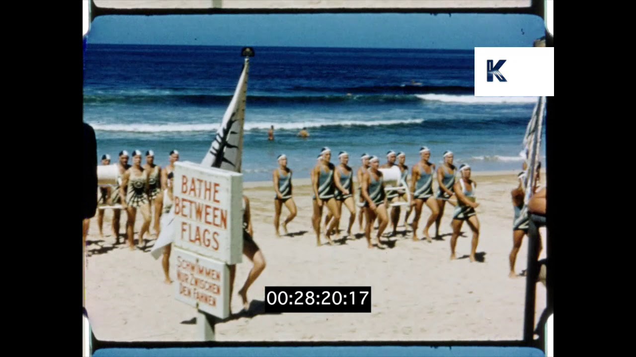 Manly Beach Carnival, 1950s Sydney, Australia, HD
