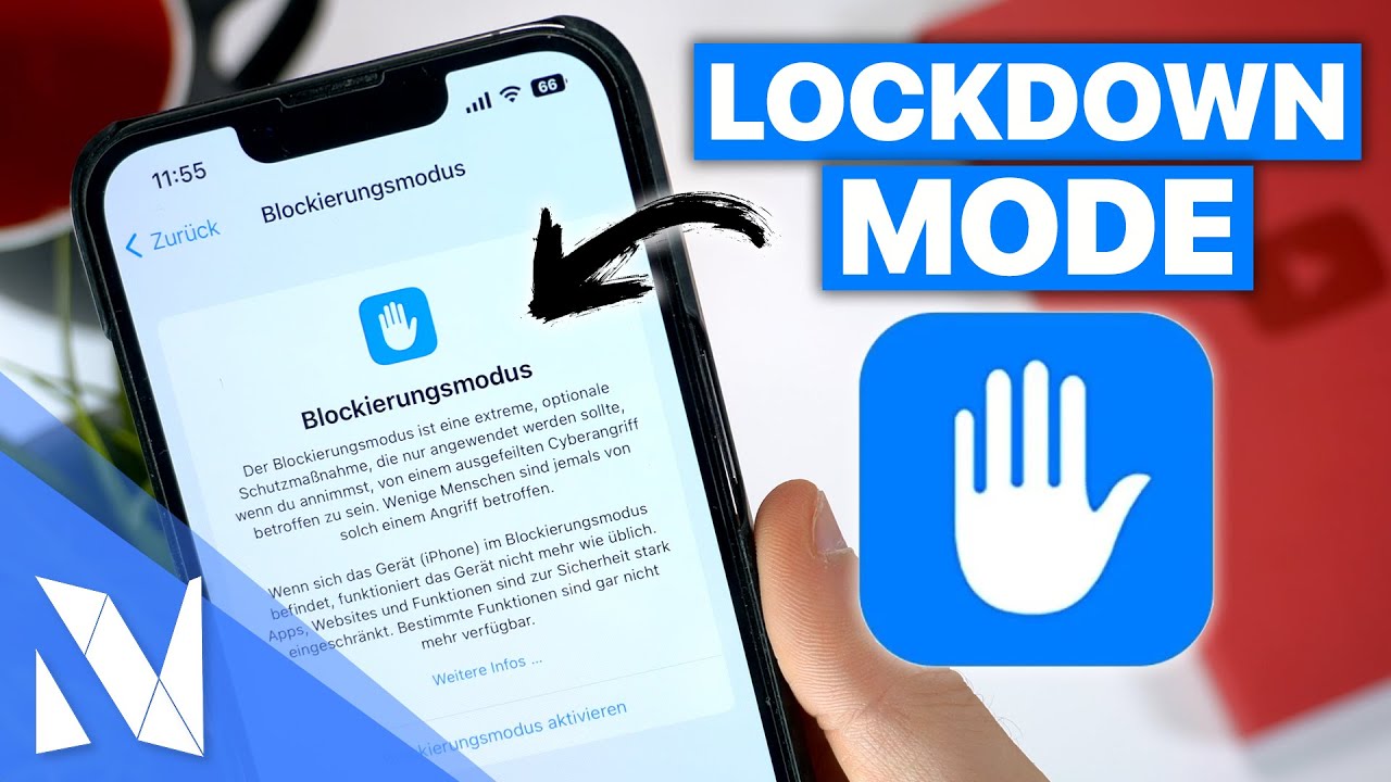iOS 16 Lockdown Mode (Blockierungsmodus) - Was ist das? Schutz vor Spyware & Co! | Nils-Hendrik Welk