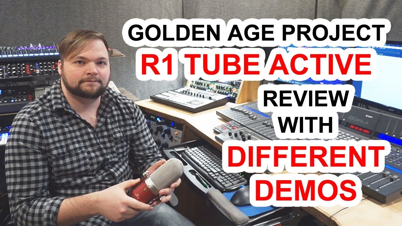 Golden Age Project R1 Tube Active REVIEW with DIFFERENT DEMOS