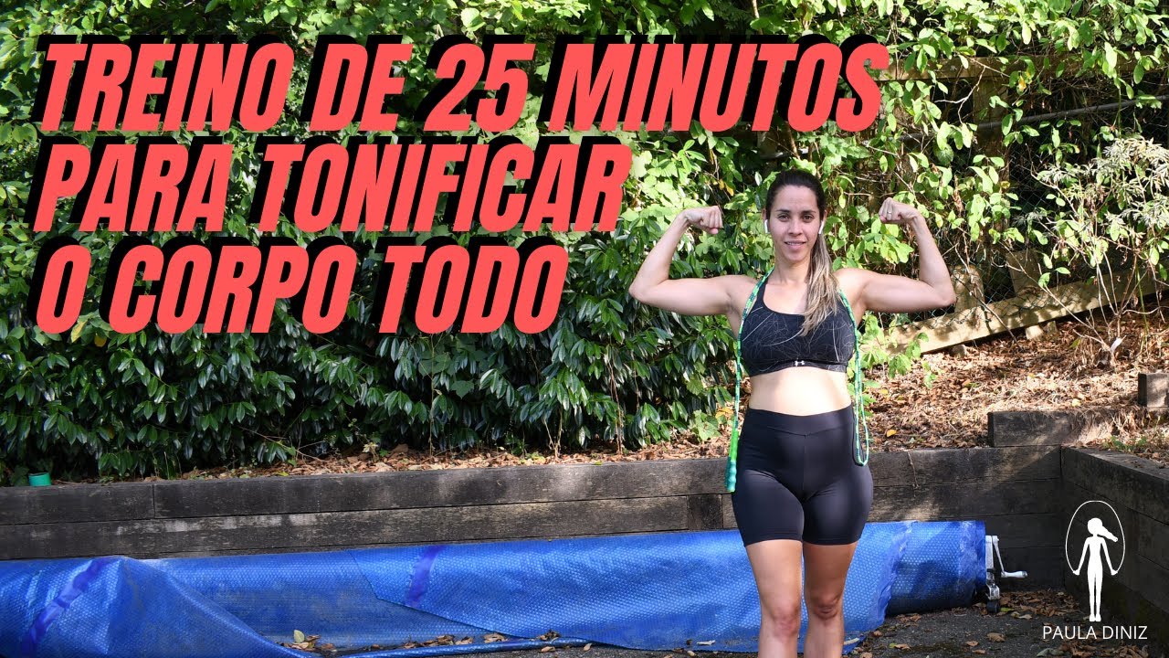 TREINO DE 25 MINUTOS COM CORDA PARA TONIFICAR O CORPO