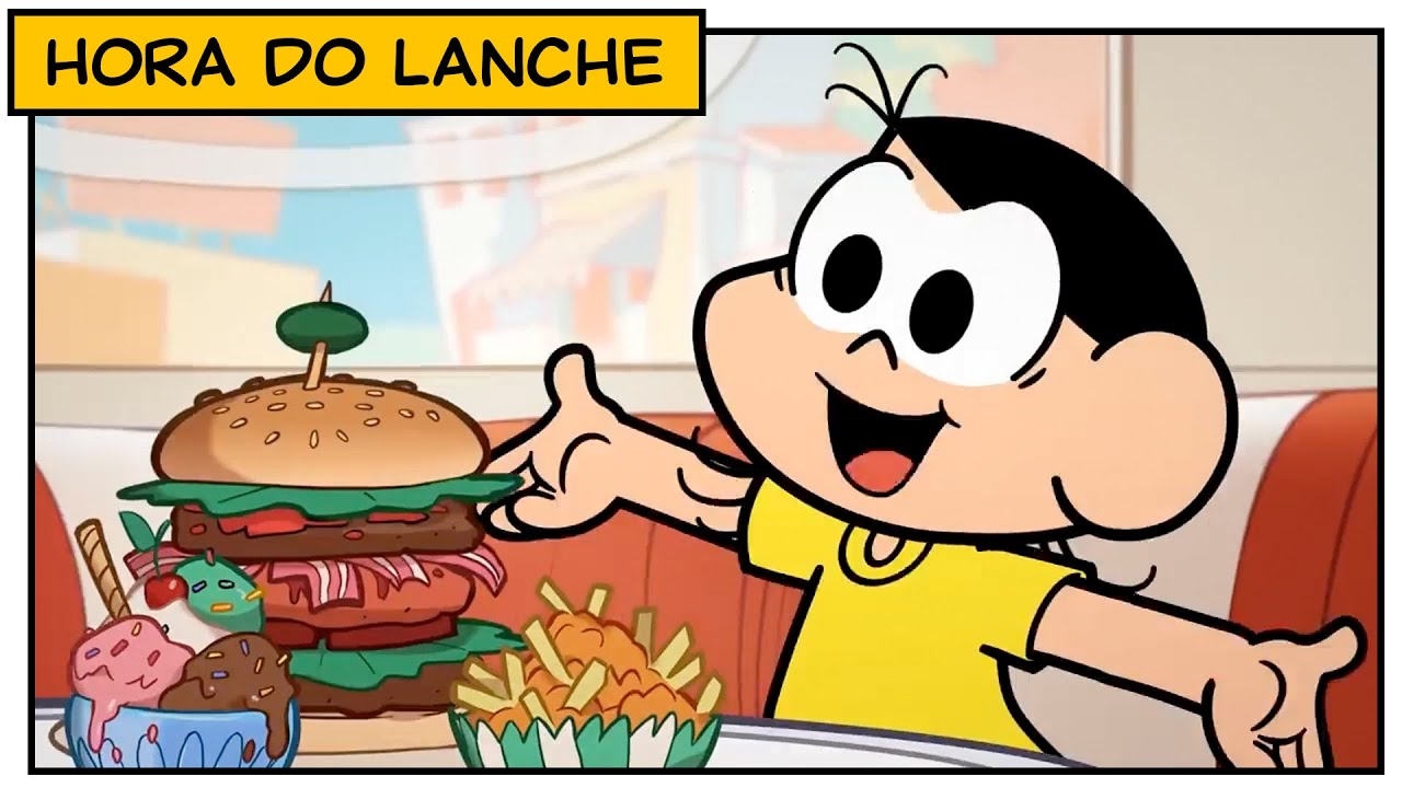 Maratona &eacute; hora do lanche | Turma da M&ocirc;nica