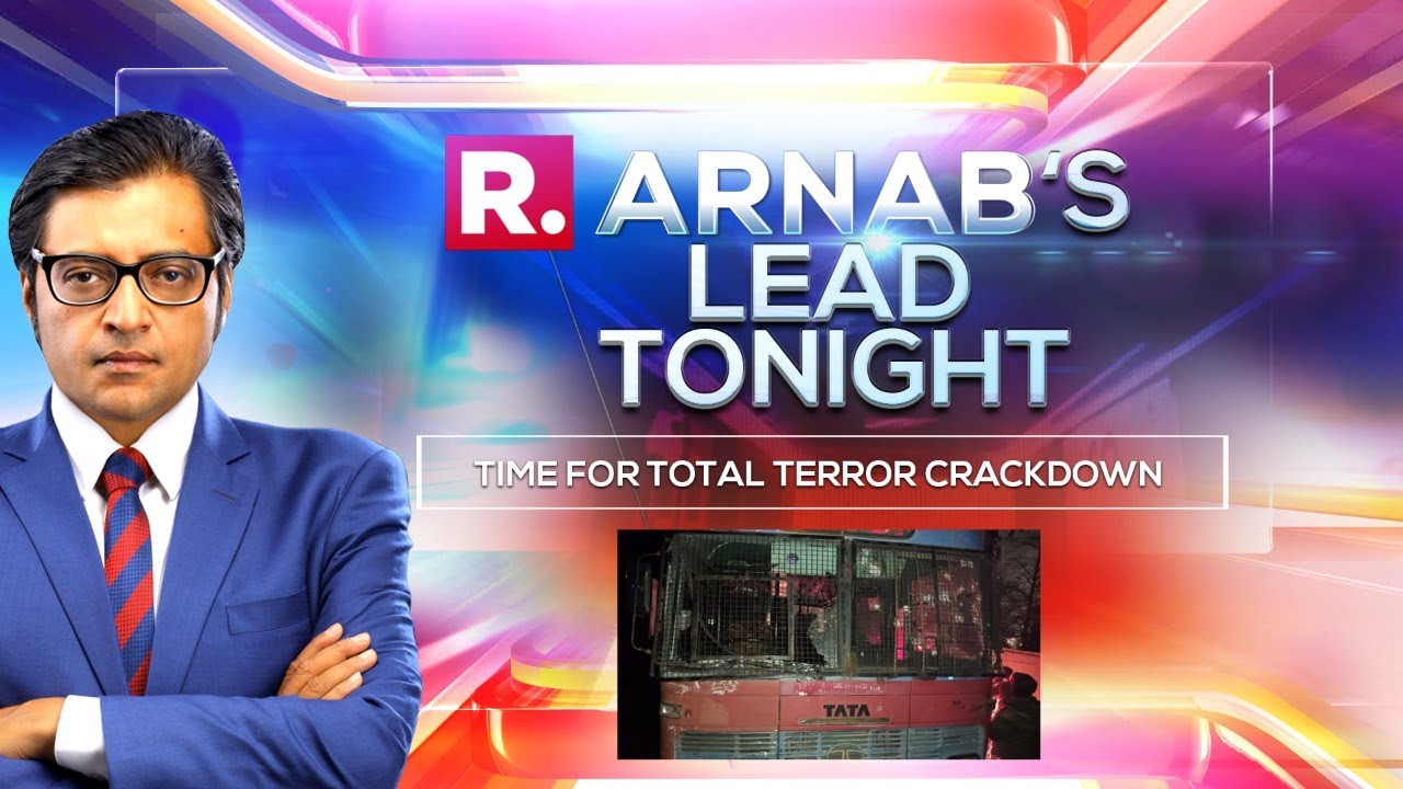 Arnab's Lead Tonight: Indians Martyred In Terror Attack, Time For Total Terror Crackdown?