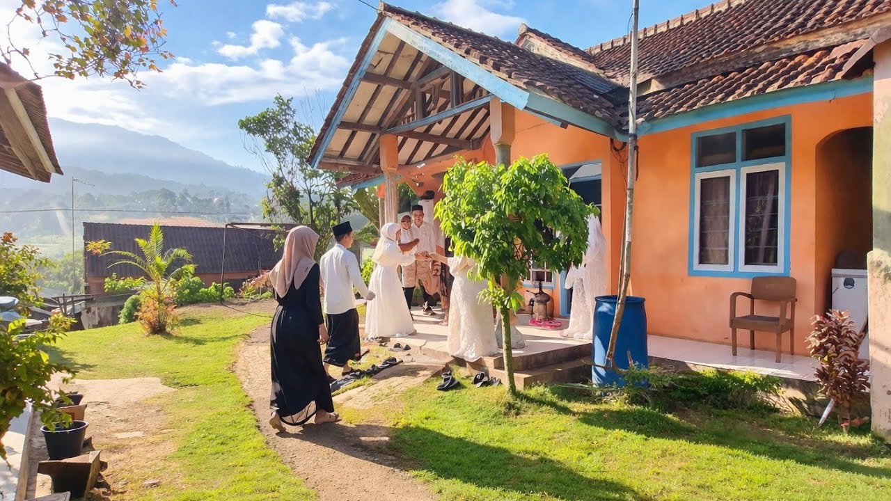 Tradisi Lebaran Di Pedesaan‼️Keliling Kampung Untuk Bersalaman; Suasana Lebaran Di Kampung Sumedang